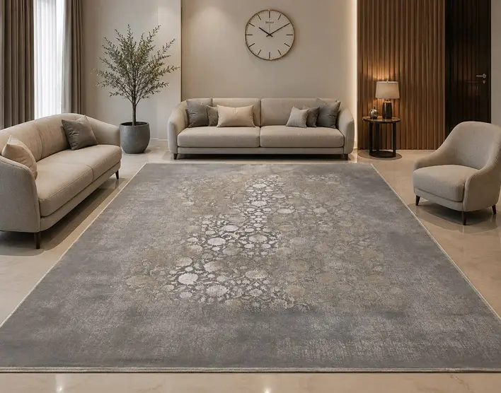 فرش ماشینی طرح نقش افشان 1200شانه کد7831