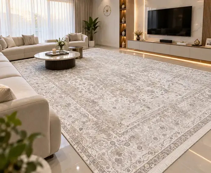 فرش ماشینی نقش افشان تراکم 3600 و 1200شانه کد 411