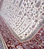 فرش ماشینی نقش افشان کلاسیک تراکم 3600 و 1200شانه کد 418