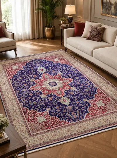 فرش ماشینی نقش افشان 1200شانه تراکم 3600 - 12متری کد 426